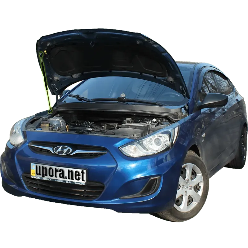 Газові упори капота і багажника Hyundai Accent 4 '10-17 – Амортизатори для авто | Доставка по Україні Газові упори капота і багажника Hyundai Accent 4 '10-17 – Амортизатори для авто | Доставка по Україні