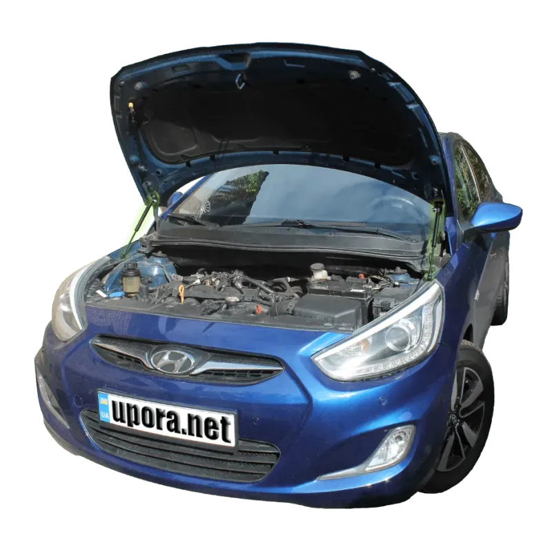 Газові упори капота і багажника Hyundai Accent 4 '10-17 – Амортизатори для авто | Доставка по Україні