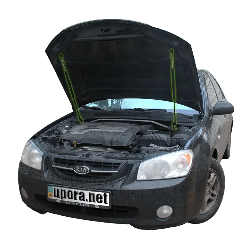 Газові упори капота і багажника KIA Cerato 1 '03-09 – Амортизатори для авто | Доставка по Україні Газові упори капота і багажника KIA Cerato 1 '03-09 – Амортизатори для авто | Доставка по Україні