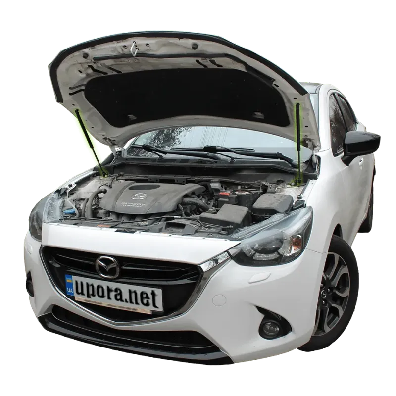 Газові упори капота і багажника Mazda 2 (3) DJ '14-21 – Амортизатори для авто | Доставка по Україні Газові упори капота і багажника Mazda 2 (3) DJ '14-21 – Амортизатори для авто | Доставка по Україні