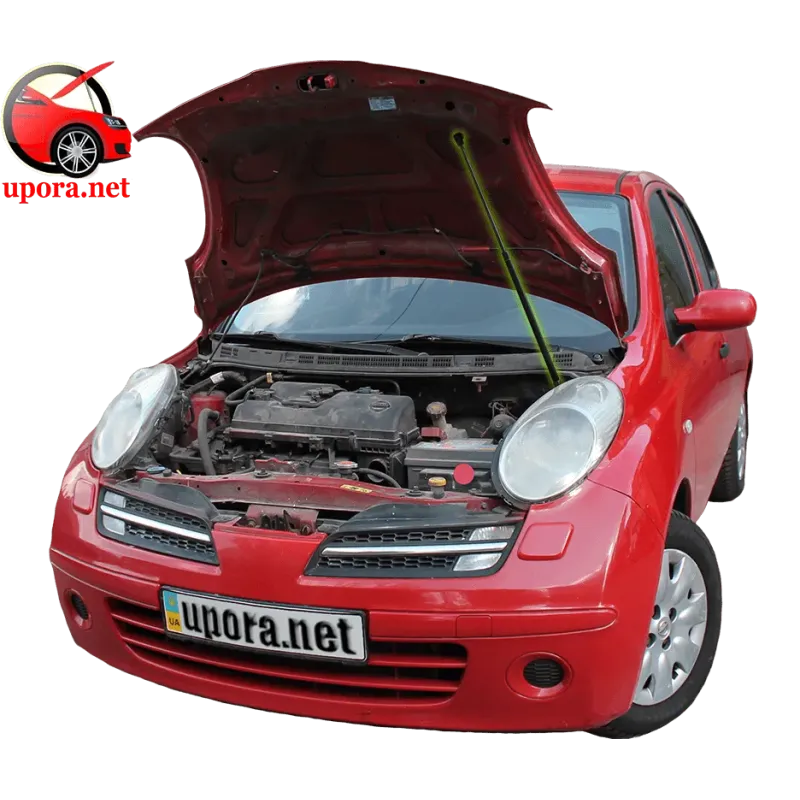 Газові упори капота і багажника Nissan Micra 3 '03-10 – Амортизатори для авто | Доставка по Україні Газові упори капота і багажника Nissan Micra 3 '03-10 – Амортизатори для авто | Доставка по Україні