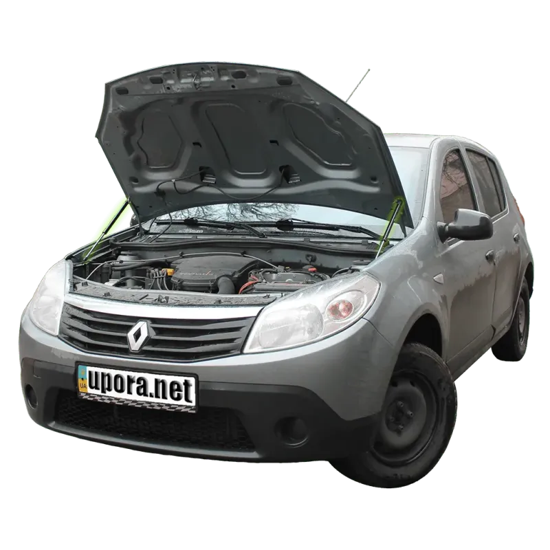Газові упори капота і багажника Renault Sandero '08-12 – Амортизатори для авто | Доставка по Україні Газові упори капота і багажника Renault Sandero '08-12 – Амортизатори для авто | Доставка по Україні