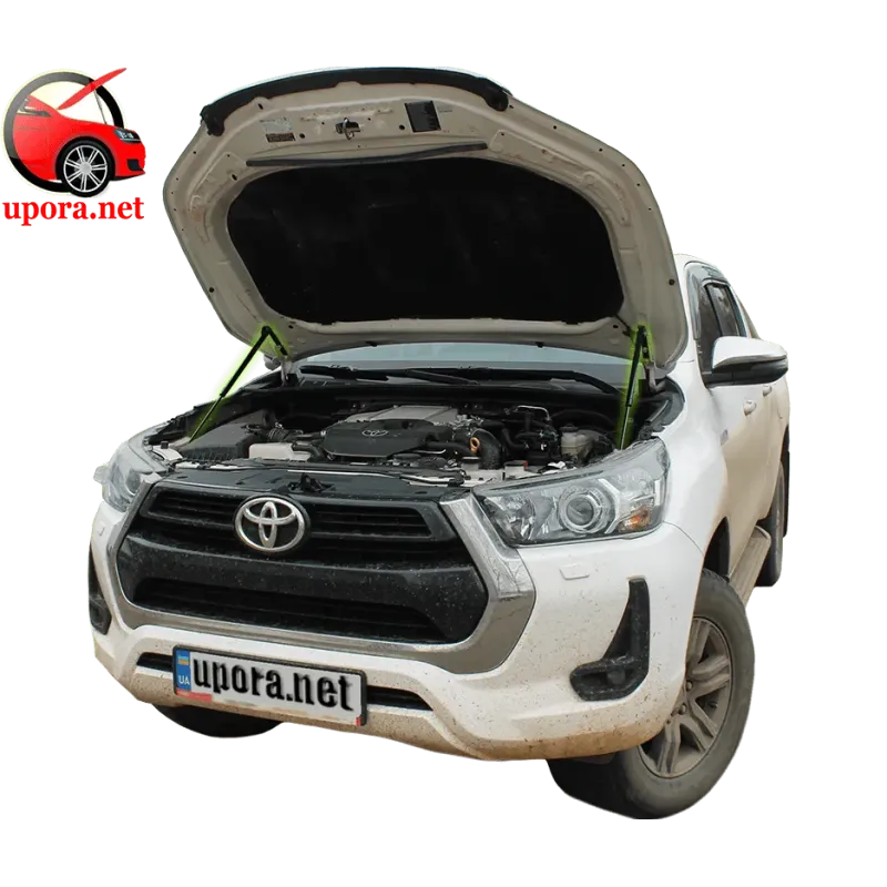 Газові упори капота і багажника Toyota Hilux 8 / Fortuner 2 '15+ – Амортизатори для авто | Доставка по Україні Газові упори капота і багажника Toyota Hilux 8 / Fortuner 2 '15+ – Амортизатори для авто | Доставка по Україні