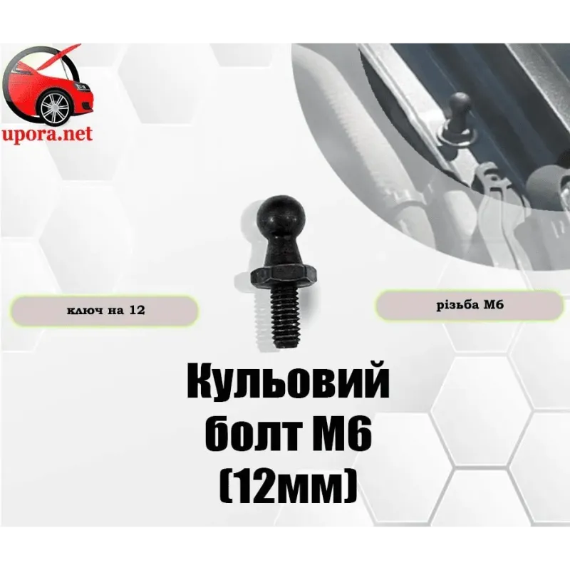 Конектори, болти та кріплення для газових упорів | Комплектуючі для авто Конектори, болти та кріплення для газових упорів | Комплектуючі для авто